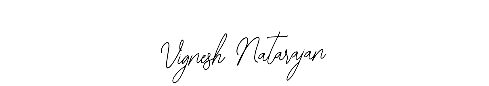 Make a beautiful signature design for name Vignesh Natarajan. Use this online signature maker to create a handwritten signature for free. Vignesh Natarajan signature style 12 images and pictures png
