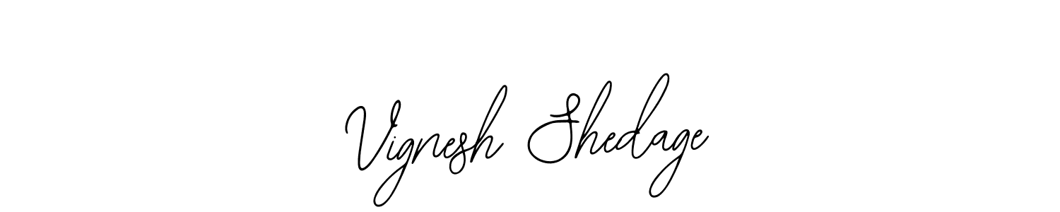 Design your own signature with our free online signature maker. With this signature software, you can create a handwritten (Bearetta-2O07w) signature for name Vignesh Shedage. Vignesh Shedage signature style 12 images and pictures png