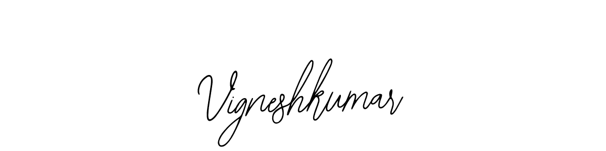 Vigneshkumar stylish signature style. Best Handwritten Sign (Bearetta-2O07w) for my name. Handwritten Signature Collection Ideas for my name Vigneshkumar. Vigneshkumar signature style 12 images and pictures png