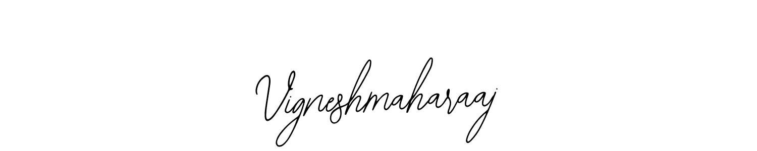 Design your own signature with our free online signature maker. With this signature software, you can create a handwritten (Bearetta-2O07w) signature for name Vigneshmaharaaj. Vigneshmaharaaj signature style 12 images and pictures png