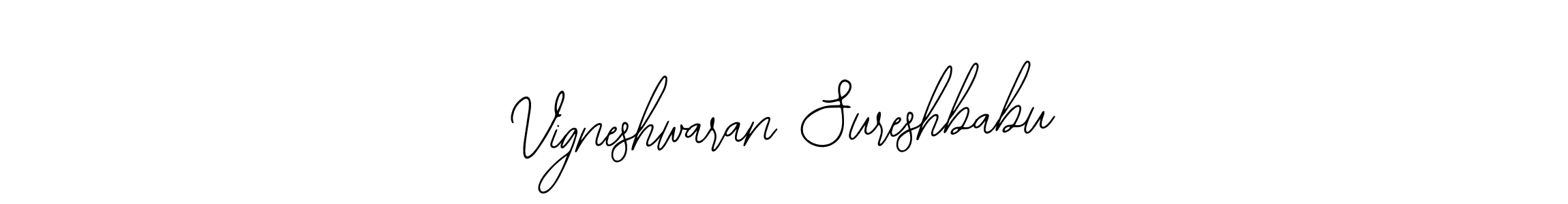 Vigneshwaran Sureshbabu stylish signature style. Best Handwritten Sign (Bearetta-2O07w) for my name. Handwritten Signature Collection Ideas for my name Vigneshwaran Sureshbabu. Vigneshwaran Sureshbabu signature style 12 images and pictures png