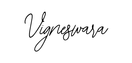 Make a beautiful signature design for name Vigneswara. Use this online signature maker to create a handwritten signature for free. Vigneswara signature style 12 images and pictures png