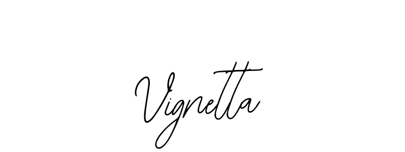 How to make Vignetta signature? Bearetta-2O07w is a professional autograph style. Create handwritten signature for Vignetta name. Vignetta signature style 12 images and pictures png