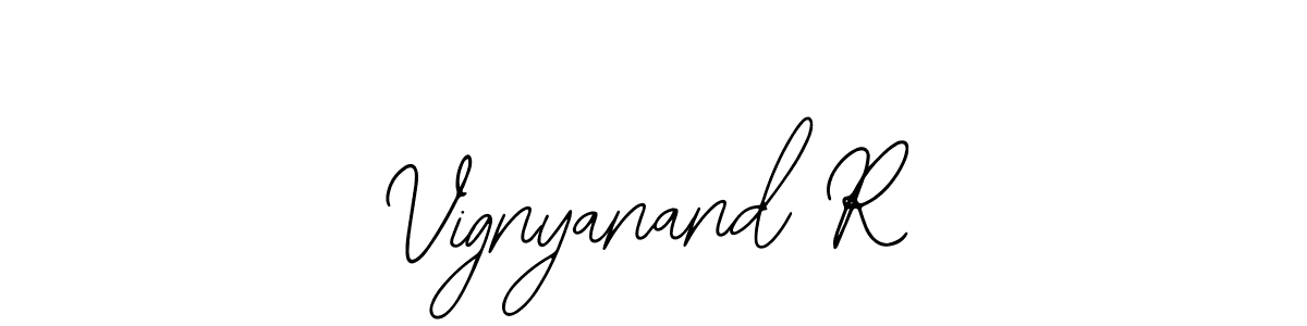 Best and Professional Signature Style for Vignyanand R. Bearetta-2O07w Best Signature Style Collection. Vignyanand R signature style 12 images and pictures png