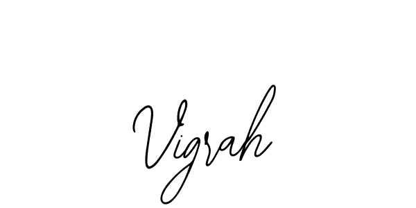 How to make Vigrah name signature. Use Bearetta-2O07w style for creating short signs online. This is the latest handwritten sign. Vigrah signature style 12 images and pictures png