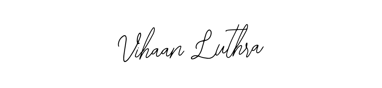 Design your own signature with our free online signature maker. With this signature software, you can create a handwritten (Bearetta-2O07w) signature for name Vihaan Luthra. Vihaan Luthra signature style 12 images and pictures png