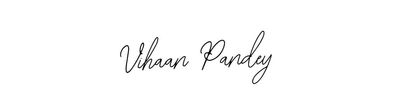 Similarly Bearetta-2O07w is the best handwritten signature design. Signature creator online .You can use it as an online autograph creator for name Vihaan Pandey. Vihaan Pandey signature style 12 images and pictures png