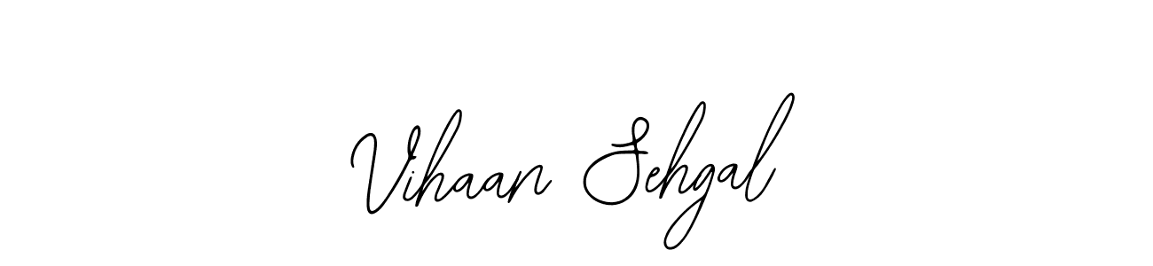 Design your own signature with our free online signature maker. With this signature software, you can create a handwritten (Bearetta-2O07w) signature for name Vihaan Sehgal. Vihaan Sehgal signature style 12 images and pictures png