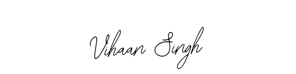 How to Draw Vihaan Singh signature style? Bearetta-2O07w is a latest design signature styles for name Vihaan Singh. Vihaan Singh signature style 12 images and pictures png