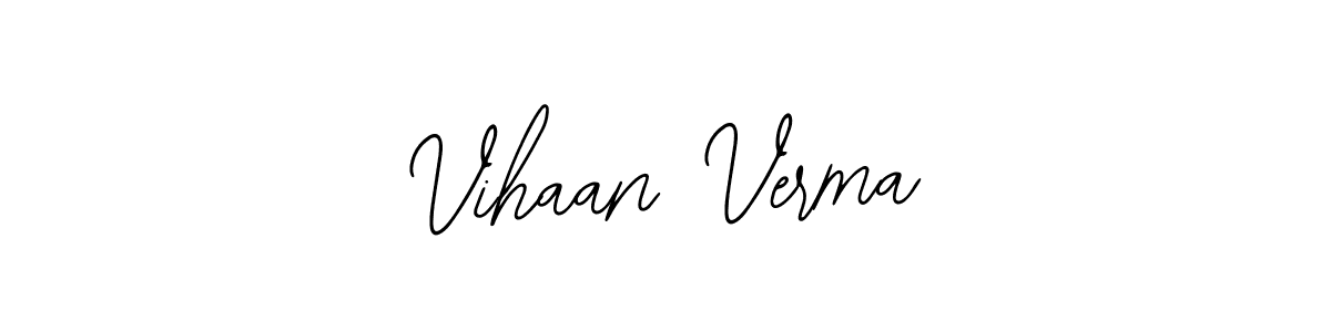 Vihaan Verma stylish signature style. Best Handwritten Sign (Bearetta-2O07w) for my name. Handwritten Signature Collection Ideas for my name Vihaan Verma. Vihaan Verma signature style 12 images and pictures png
