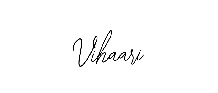 if you are searching for the best signature style for your name Vihaari. so please give up your signature search. here we have designed multiple signature styles  using Bearetta-2O07w. Vihaari signature style 12 images and pictures png