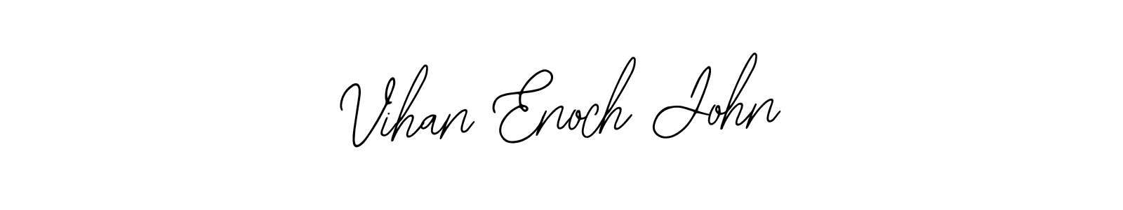 Make a beautiful signature design for name Vihan Enoch John. With this signature (Bearetta-2O07w) style, you can create a handwritten signature for free. Vihan Enoch John signature style 12 images and pictures png