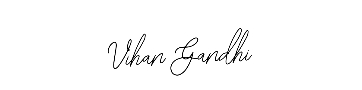 It looks lik you need a new signature style for name Vihan Gandhi. Design unique handwritten (Bearetta-2O07w) signature with our free signature maker in just a few clicks. Vihan Gandhi signature style 12 images and pictures png