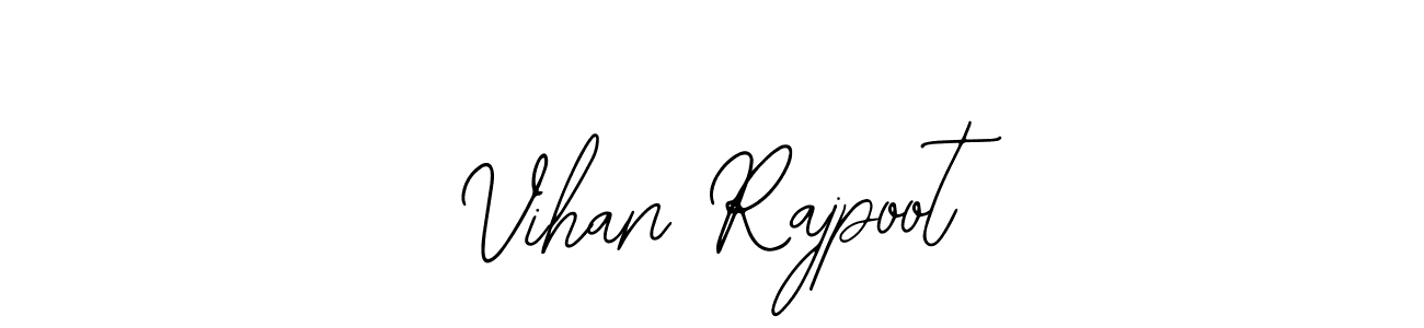 It looks lik you need a new signature style for name Vihan Rajpoot. Design unique handwritten (Bearetta-2O07w) signature with our free signature maker in just a few clicks. Vihan Rajpoot signature style 12 images and pictures png