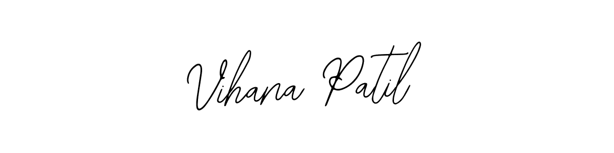 How to make Vihana Patil name signature. Use Bearetta-2O07w style for creating short signs online. This is the latest handwritten sign. Vihana Patil signature style 12 images and pictures png