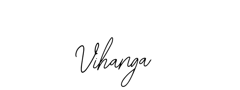 How to make Vihanga  name signature. Use Bearetta-2O07w style for creating short signs online. This is the latest handwritten sign. Vihanga  signature style 12 images and pictures png