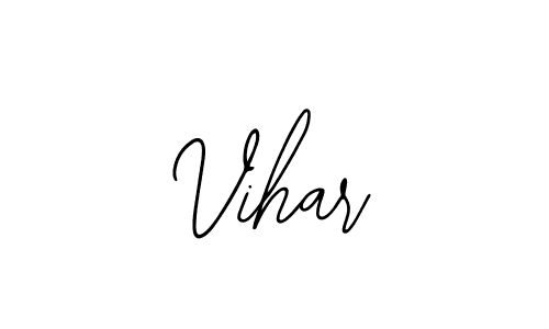 Vihar stylish signature style. Best Handwritten Sign (Bearetta-2O07w) for my name. Handwritten Signature Collection Ideas for my name Vihar. Vihar signature style 12 images and pictures png