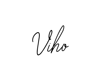 The best way (Bearetta-2O07w) to make a short signature is to pick only two or three words in your name. The name Viho include a total of six letters. For converting this name. Viho signature style 12 images and pictures png