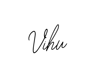 The best way (Bearetta-2O07w) to make a short signature is to pick only two or three words in your name. The name Vihu include a total of six letters. For converting this name. Vihu signature style 12 images and pictures png