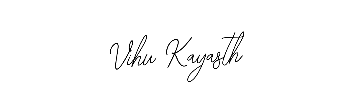 Make a short Vihu Kayasth signature style. Manage your documents anywhere anytime using Bearetta-2O07w. Create and add eSignatures, submit forms, share and send files easily. Vihu Kayasth signature style 12 images and pictures png