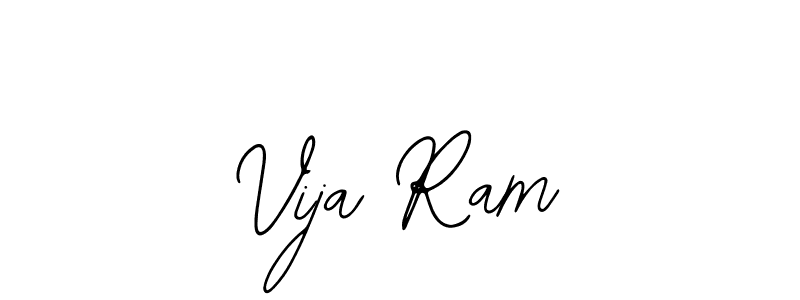 How to make Vija Ram signature? Bearetta-2O07w is a professional autograph style. Create handwritten signature for Vija Ram name. Vija Ram signature style 12 images and pictures png