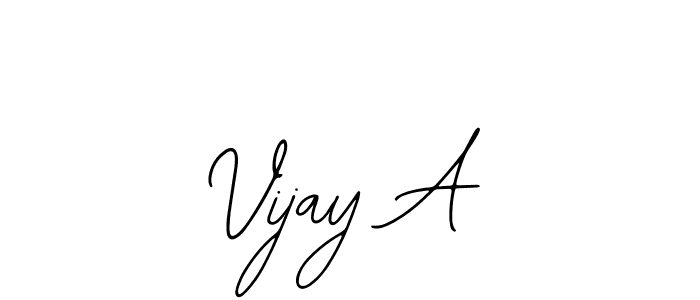 Make a beautiful signature design for name Vijay A. With this signature (Bearetta-2O07w) style, you can create a handwritten signature for free. Vijay A signature style 12 images and pictures png