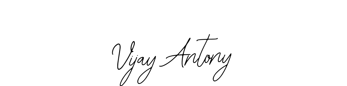 Also we have Vijay Antony name is the best signature style. Create professional handwritten signature collection using Bearetta-2O07w autograph style. Vijay Antony signature style 12 images and pictures png