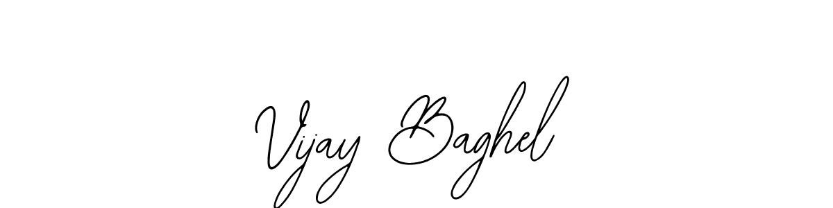 You should practise on your own different ways (Bearetta-2O07w) to write your name (Vijay Baghel) in signature. don't let someone else do it for you. Vijay Baghel signature style 12 images and pictures png