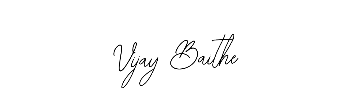 Create a beautiful signature design for name Vijay Baithe. With this signature (Bearetta-2O07w) fonts, you can make a handwritten signature for free. Vijay Baithe signature style 12 images and pictures png