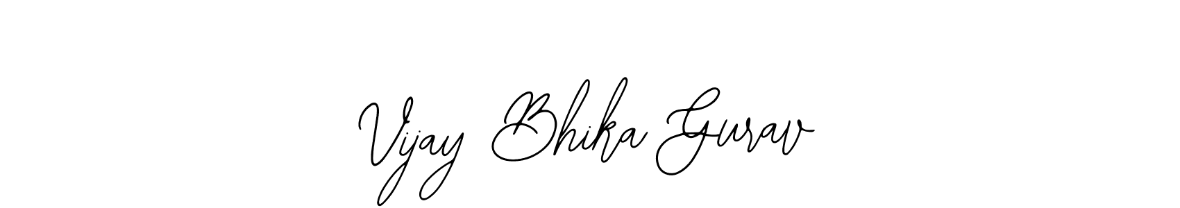 It looks lik you need a new signature style for name Vijay Bhika Gurav. Design unique handwritten (Bearetta-2O07w) signature with our free signature maker in just a few clicks. Vijay Bhika Gurav signature style 12 images and pictures png