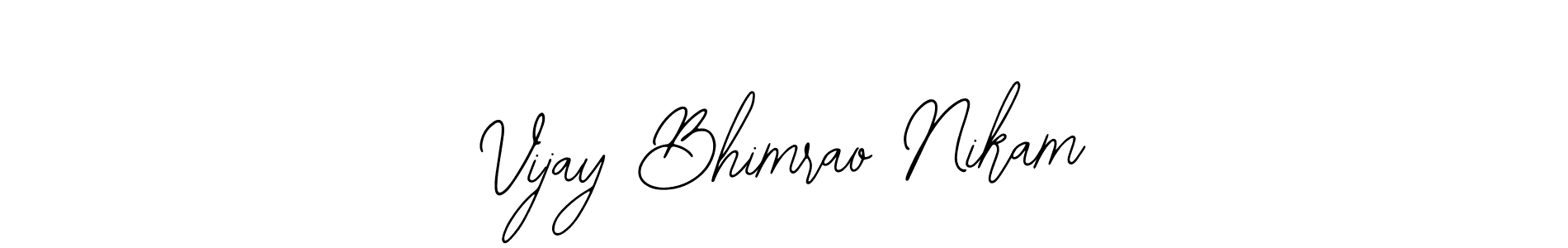 Use a signature maker to create a handwritten signature online. With this signature software, you can design (Bearetta-2O07w) your own signature for name Vijay Bhimrao Nikam. Vijay Bhimrao Nikam signature style 12 images and pictures png