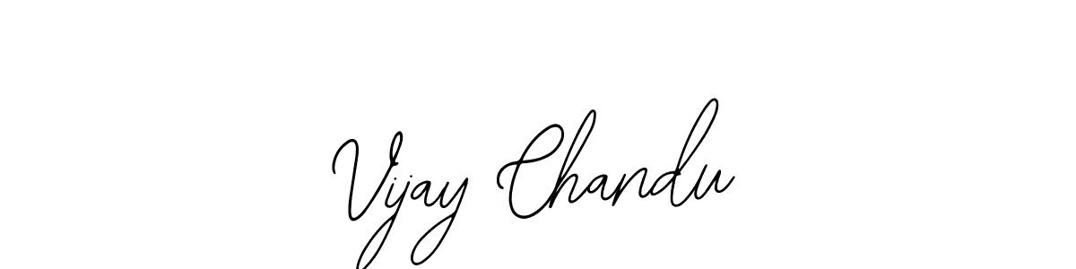 It looks lik you need a new signature style for name Vijay Chandu. Design unique handwritten (Bearetta-2O07w) signature with our free signature maker in just a few clicks. Vijay Chandu signature style 12 images and pictures png