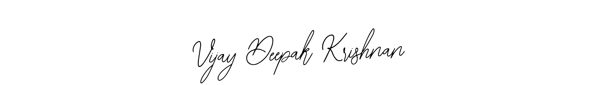 Vijay Deepak Krishnan stylish signature style. Best Handwritten Sign (Bearetta-2O07w) for my name. Handwritten Signature Collection Ideas for my name Vijay Deepak Krishnan. Vijay Deepak Krishnan signature style 12 images and pictures png