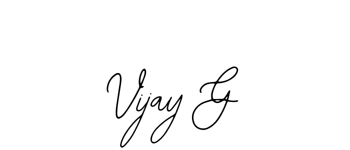 Make a beautiful signature design for name Vijay G. With this signature (Bearetta-2O07w) style, you can create a handwritten signature for free. Vijay G signature style 12 images and pictures png