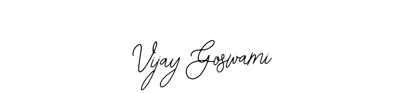 Also we have Vijay Goswami name is the best signature style. Create professional handwritten signature collection using Bearetta-2O07w autograph style. Vijay Goswami signature style 12 images and pictures png