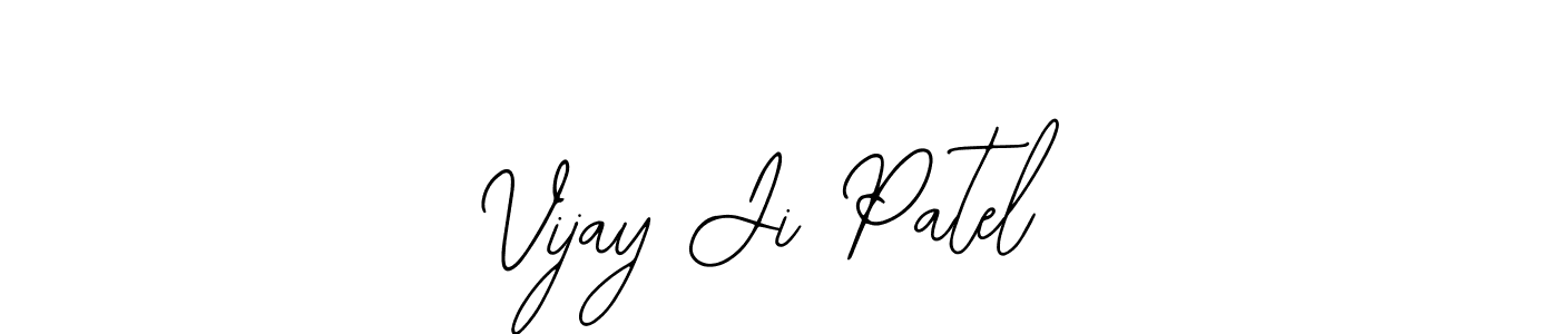 You should practise on your own different ways (Bearetta-2O07w) to write your name (Vijay Ji Patel) in signature. don't let someone else do it for you. Vijay Ji Patel signature style 12 images and pictures png