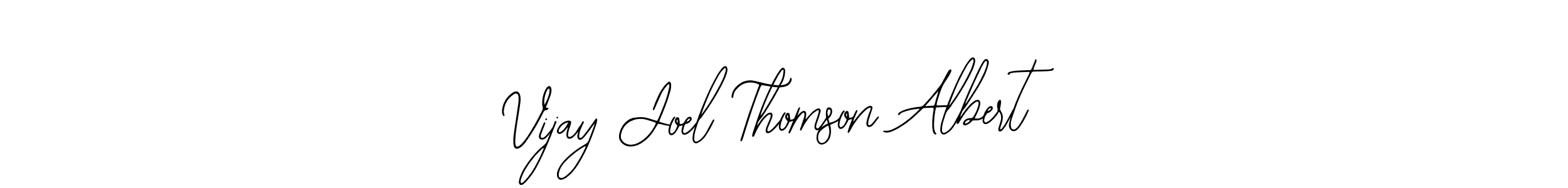 Create a beautiful signature design for name Vijay Joel Thomson Albert. With this signature (Bearetta-2O07w) fonts, you can make a handwritten signature for free. Vijay Joel Thomson Albert signature style 12 images and pictures png