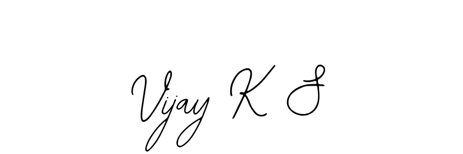 Vijay K S stylish signature style. Best Handwritten Sign (Bearetta-2O07w) for my name. Handwritten Signature Collection Ideas for my name Vijay K S. Vijay K S signature style 12 images and pictures png