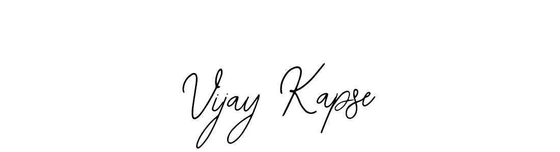 Also we have Vijay Kapse name is the best signature style. Create professional handwritten signature collection using Bearetta-2O07w autograph style. Vijay Kapse signature style 12 images and pictures png