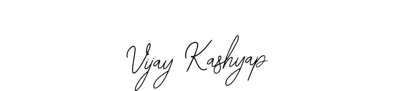 You should practise on your own different ways (Bearetta-2O07w) to write your name (Vijay Kashyap) in signature. don't let someone else do it for you. Vijay Kashyap signature style 12 images and pictures png