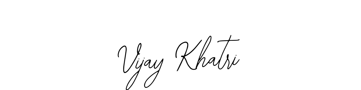 Create a beautiful signature design for name Vijay Khatri. With this signature (Bearetta-2O07w) fonts, you can make a handwritten signature for free. Vijay Khatri signature style 12 images and pictures png