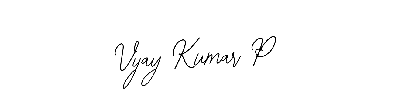 How to make Vijay Kumar P signature? Bearetta-2O07w is a professional autograph style. Create handwritten signature for Vijay Kumar P name. Vijay Kumar P signature style 12 images and pictures png