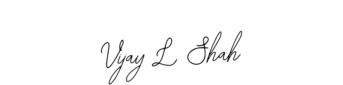 It looks lik you need a new signature style for name Vijay L Shah. Design unique handwritten (Bearetta-2O07w) signature with our free signature maker in just a few clicks. Vijay L Shah signature style 12 images and pictures png