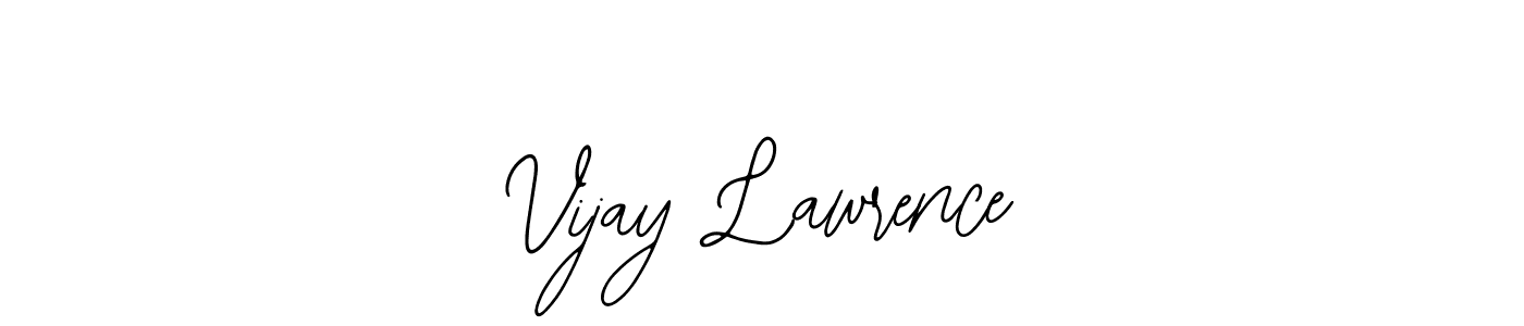 Also You can easily find your signature by using the search form. We will create Vijay Lawrence name handwritten signature images for you free of cost using Bearetta-2O07w sign style. Vijay Lawrence signature style 12 images and pictures png