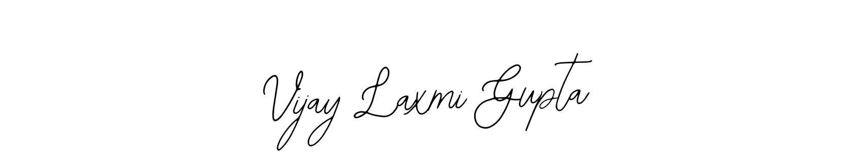 Create a beautiful signature design for name Vijay Laxmi Gupta. With this signature (Bearetta-2O07w) fonts, you can make a handwritten signature for free. Vijay Laxmi Gupta signature style 12 images and pictures png