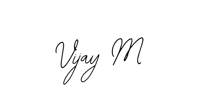 The best way (Bearetta-2O07w) to make a short signature is to pick only two or three words in your name. The name Vijay M include a total of six letters. For converting this name. Vijay M signature style 12 images and pictures png