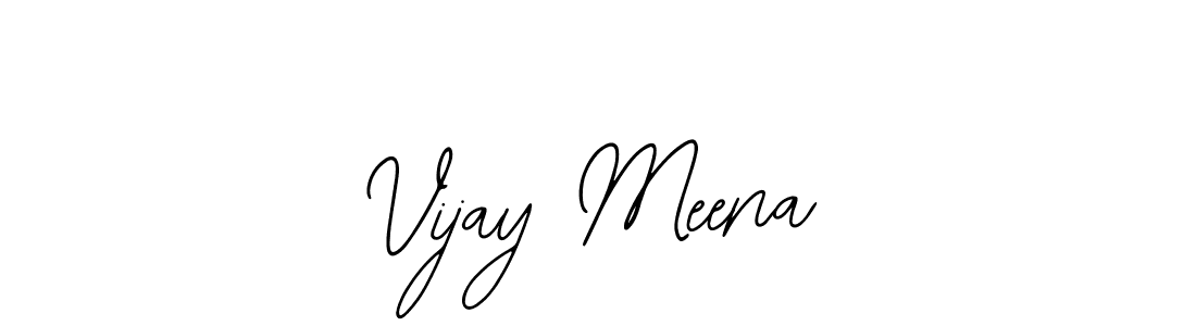 Vijay Meena stylish signature style. Best Handwritten Sign (Bearetta-2O07w) for my name. Handwritten Signature Collection Ideas for my name Vijay Meena. Vijay Meena signature style 12 images and pictures png