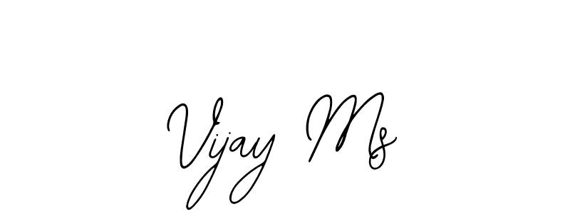 How to make Vijay Ms name signature. Use Bearetta-2O07w style for creating short signs online. This is the latest handwritten sign. Vijay Ms signature style 12 images and pictures png