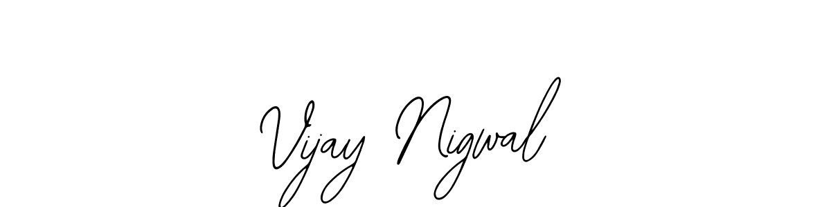 Create a beautiful signature design for name Vijay Nigwal. With this signature (Bearetta-2O07w) fonts, you can make a handwritten signature for free. Vijay Nigwal signature style 12 images and pictures png