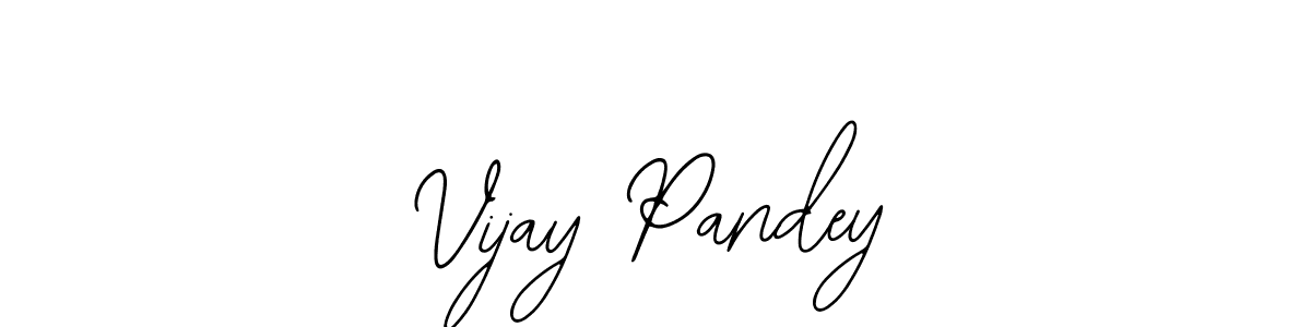 Also we have Vijay Pandey name is the best signature style. Create professional handwritten signature collection using Bearetta-2O07w autograph style. Vijay Pandey signature style 12 images and pictures png